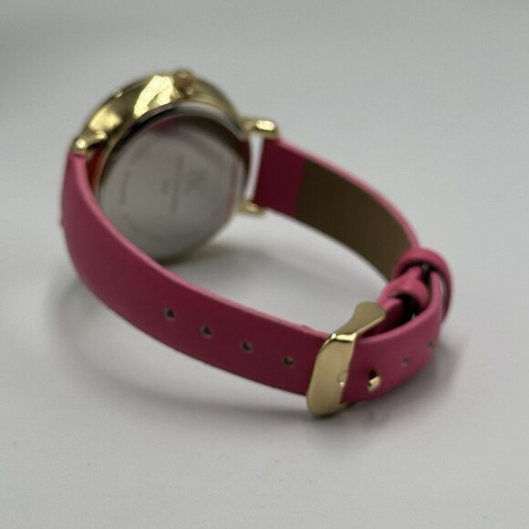 3/$30 INC International Concepts Watch Women Gold Tone Pink White Dial 9" - Picture 6 of 13